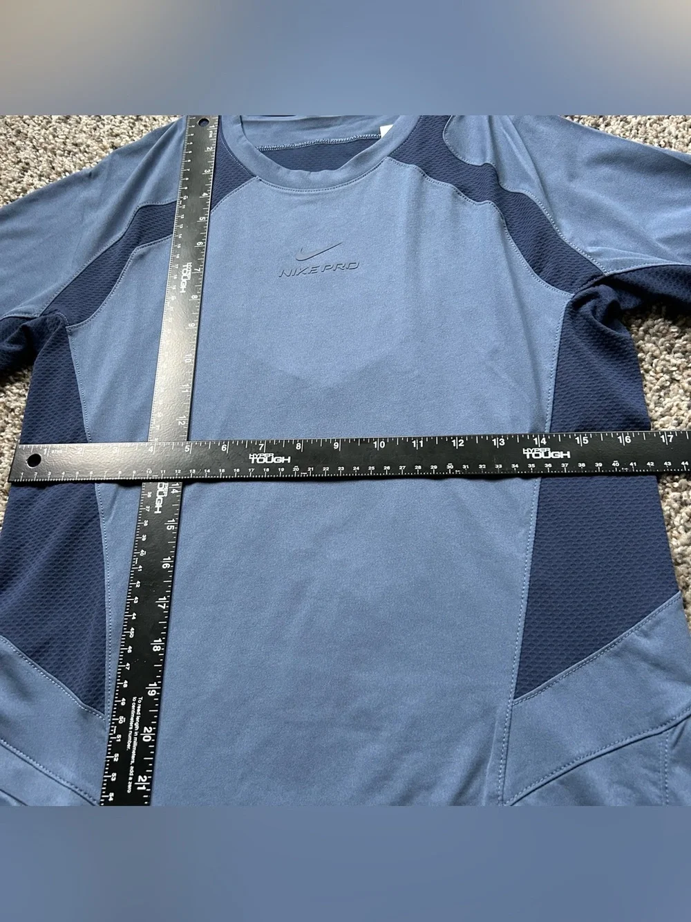 Nike Pro Training Dri Fit ADV Short Sleeve Top Blue Men’s Size Small IF2214-491